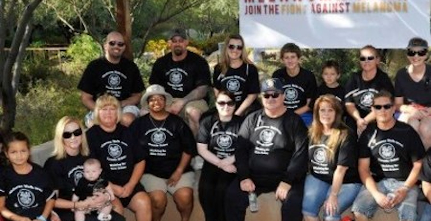 Picture of Melanoma Walk Custom T-Shirt Design Melanoma Walk T-Shirt Photo